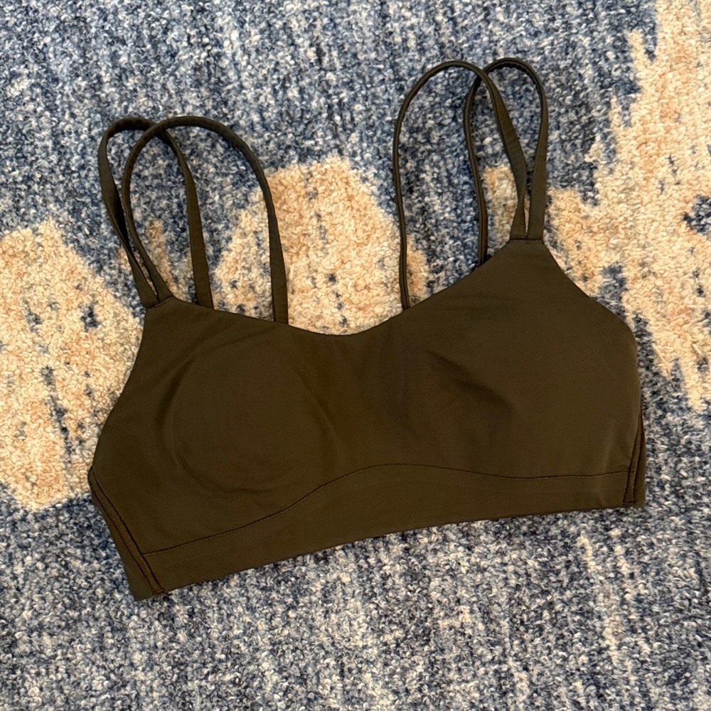 Lululemon Athletica Olive Sports Bra